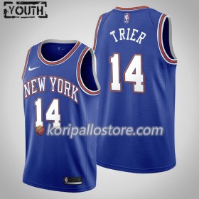 New York Knicks Allonzo Trier 14 Nike 2019-2020 Statement Edition Lasten Pelipaidat Swingman